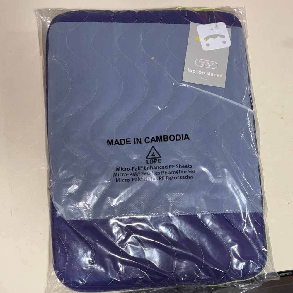 Blue Laptop Sleeve